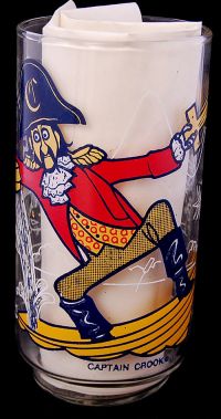 McDonalds Captain Crook 1977 Promo Drink Glass